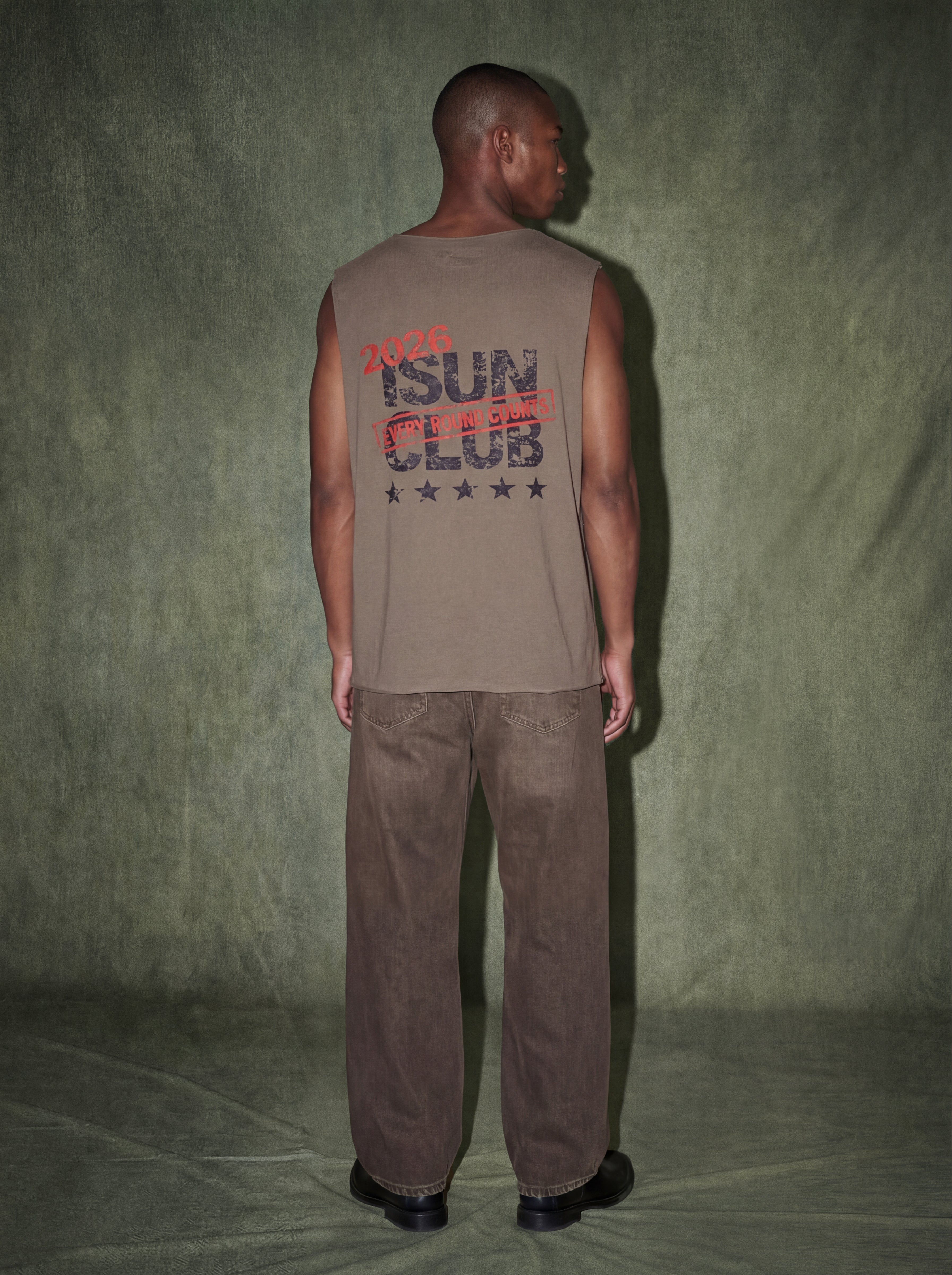 גופיה קלאב חומה