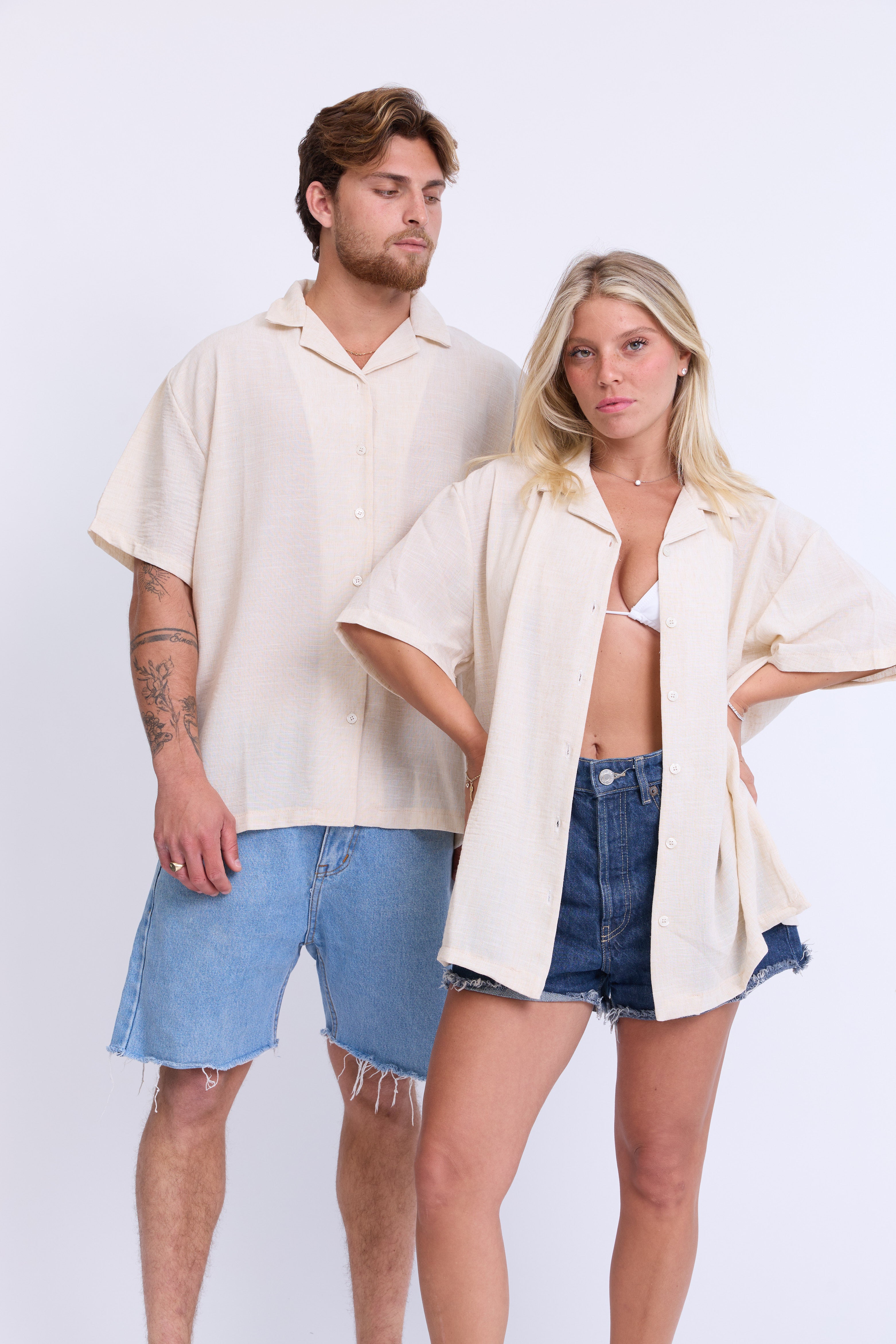 Oro Overshirt - stone wash