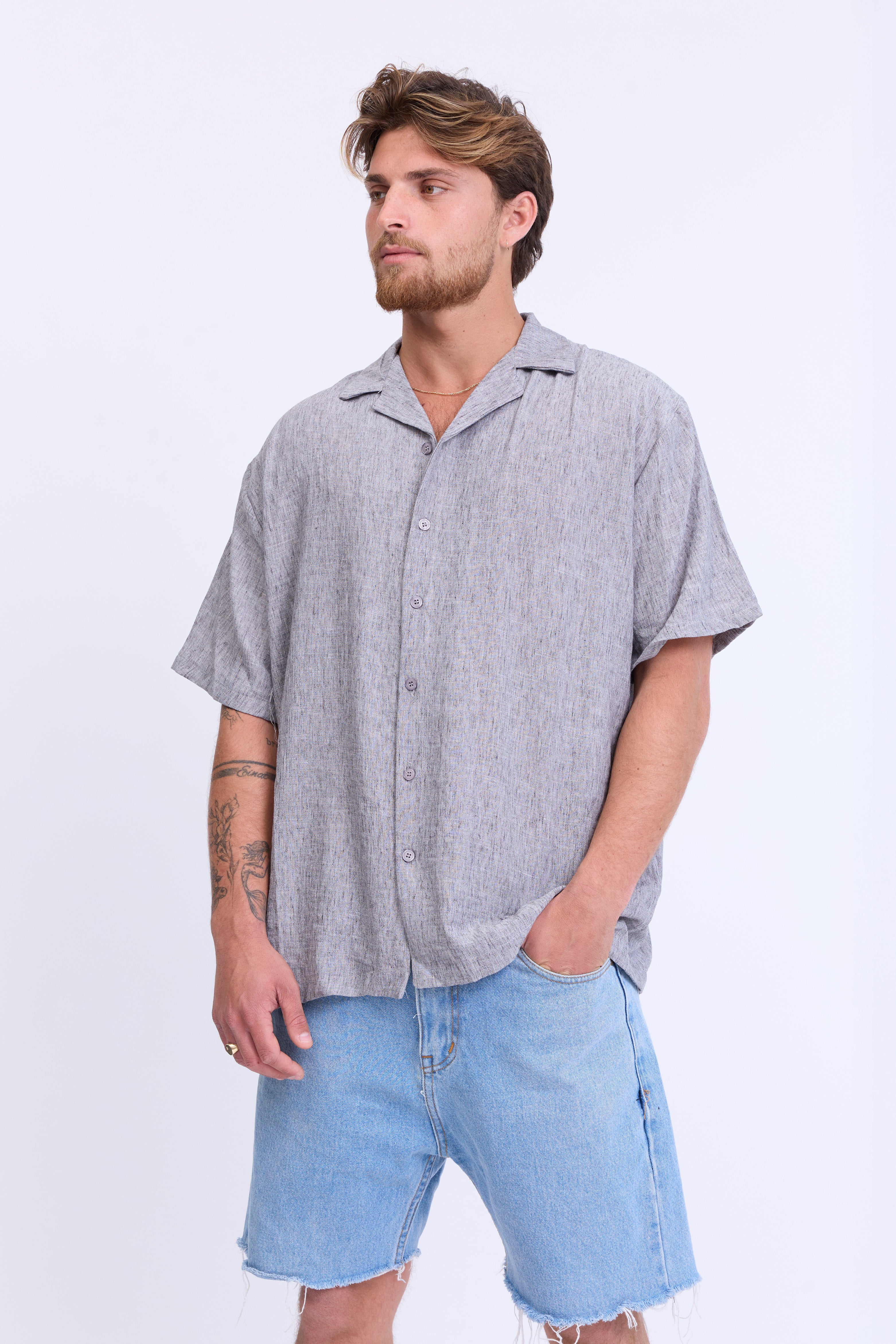Oro Overshirt - acid wash