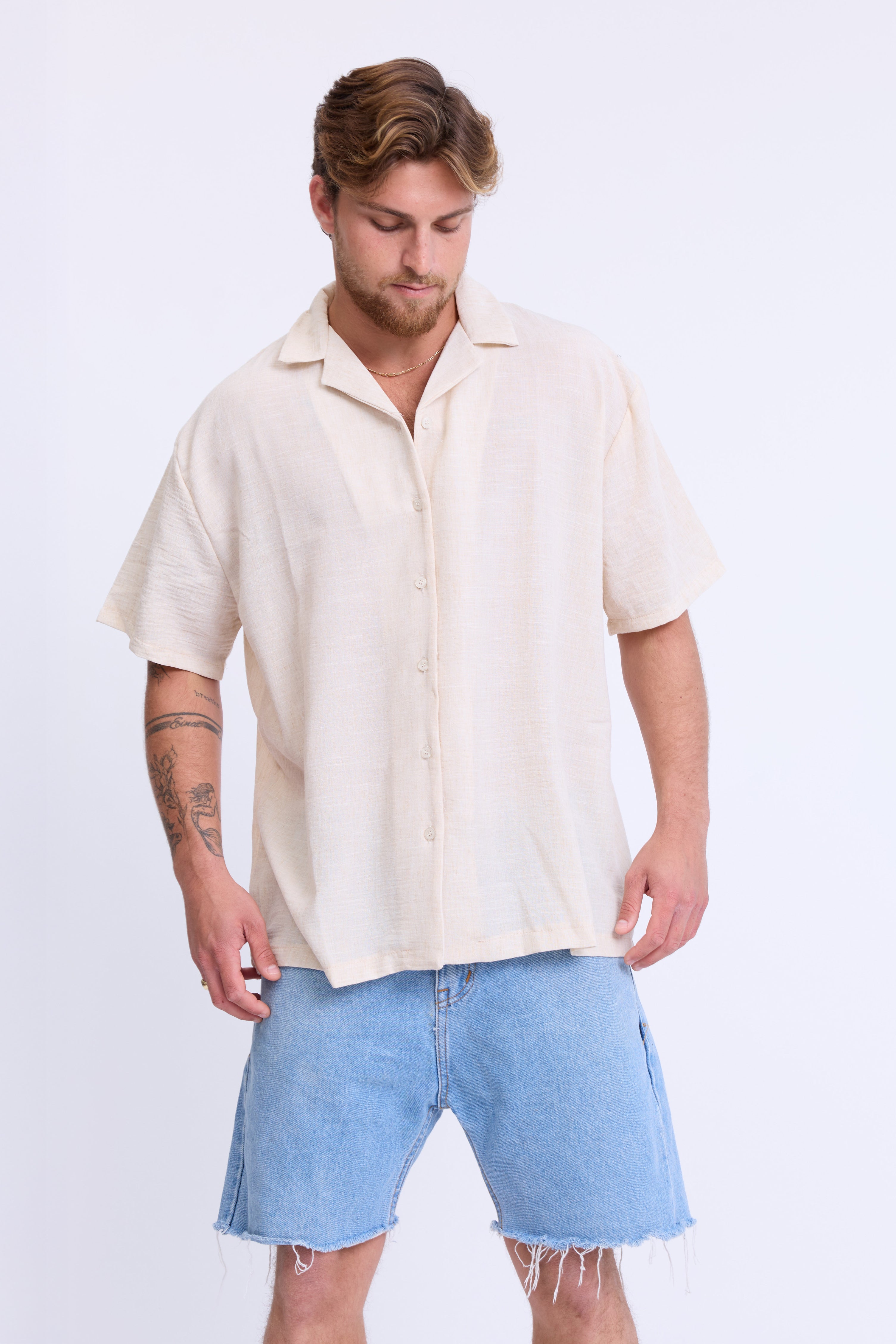 Oro Overshirt - stone wash