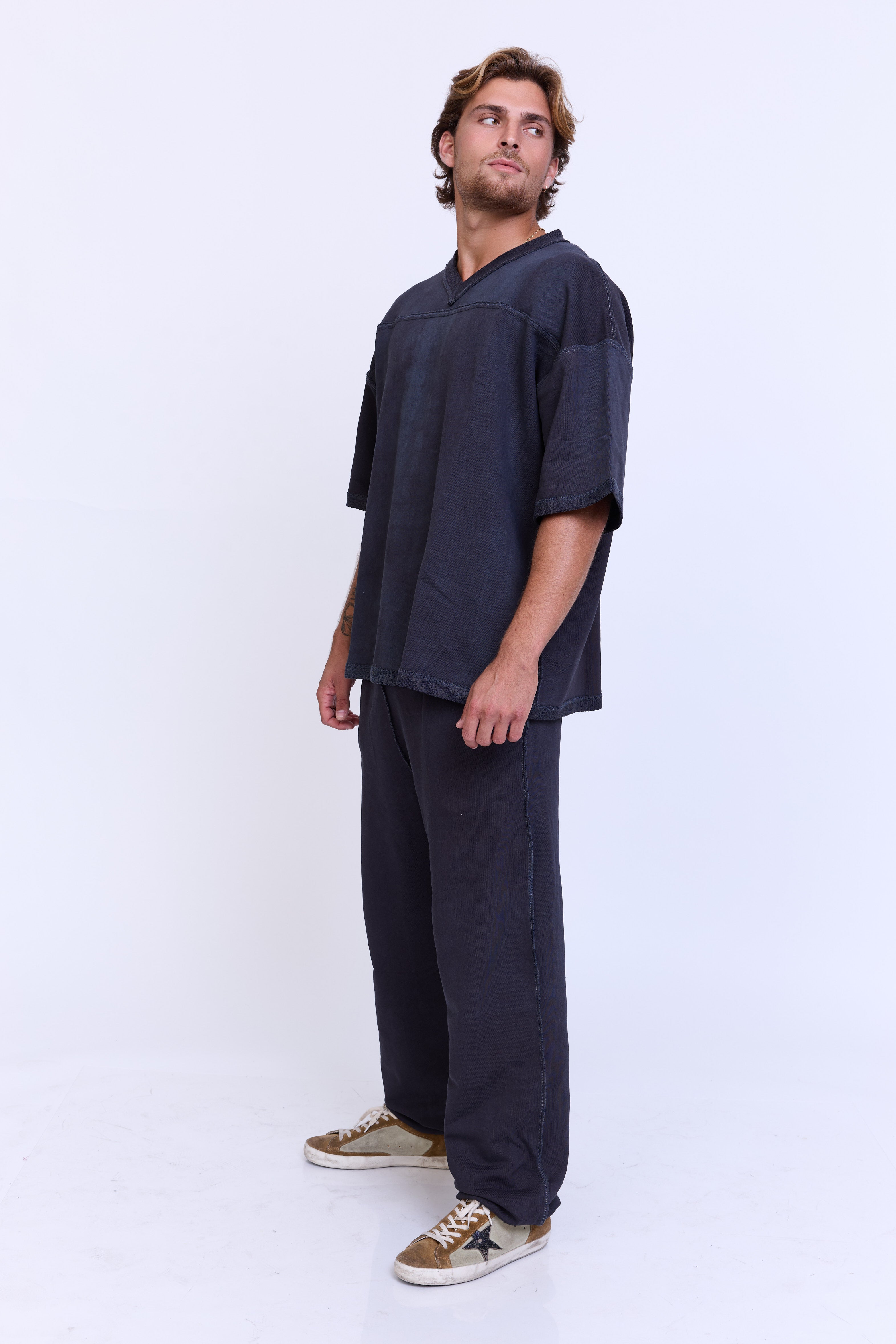 טרנינג ג׳וגר - אפור ווש