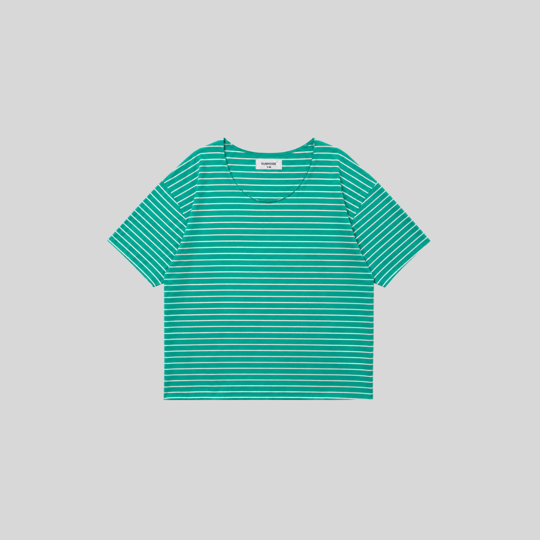 Green Stripe tee