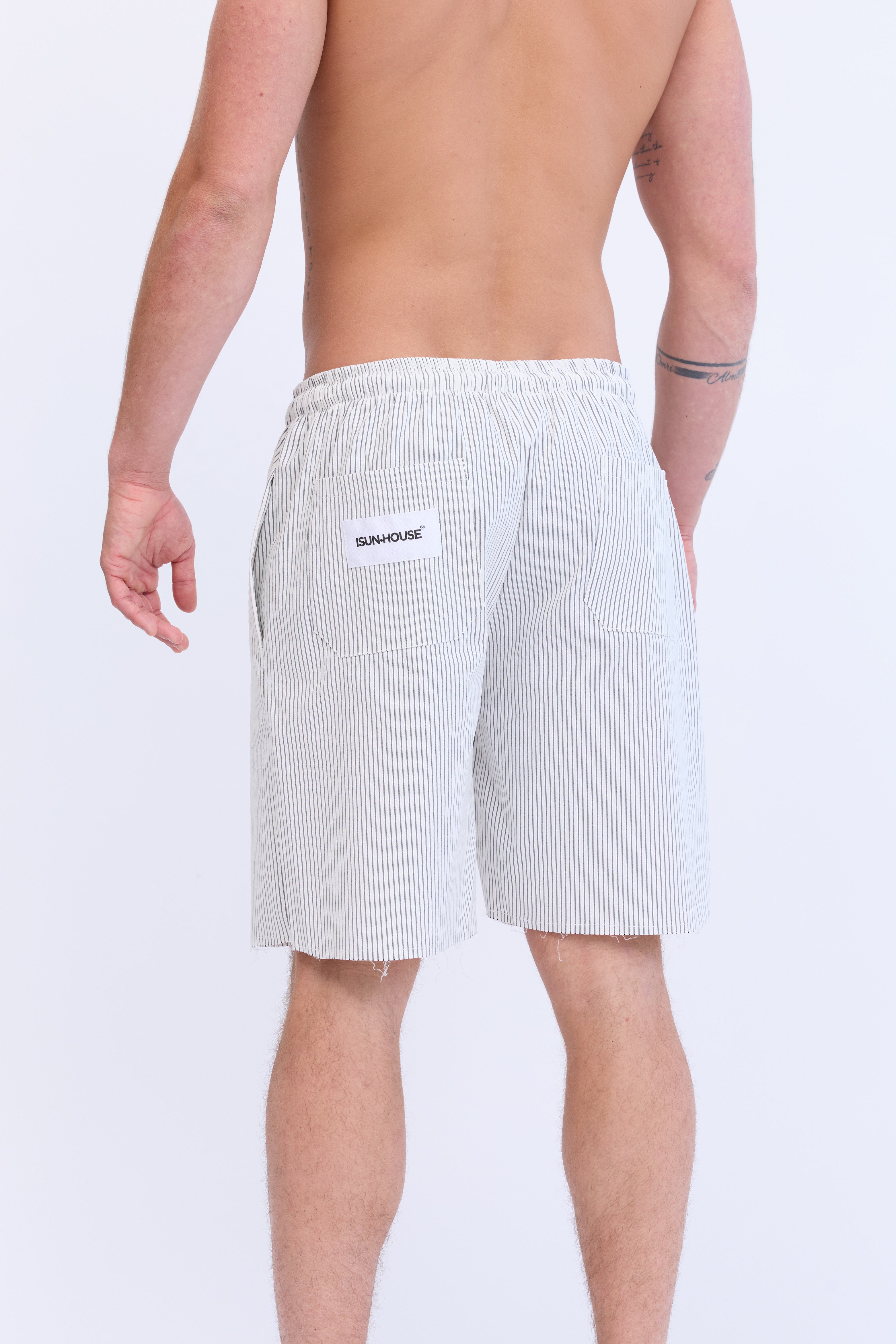 Marin Shorts - dark blue stripes