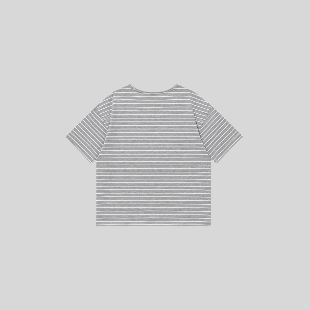 Grey Stripe tee
