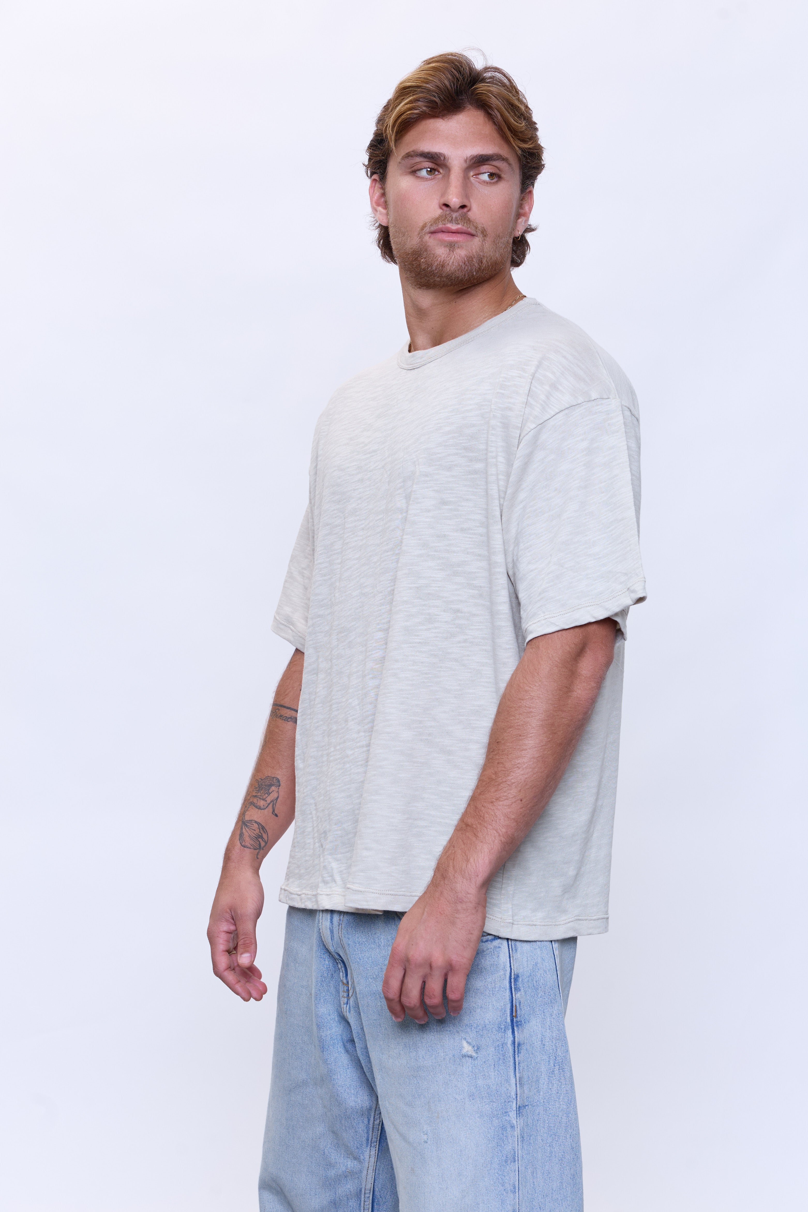 Basic Tee - ירוק זית