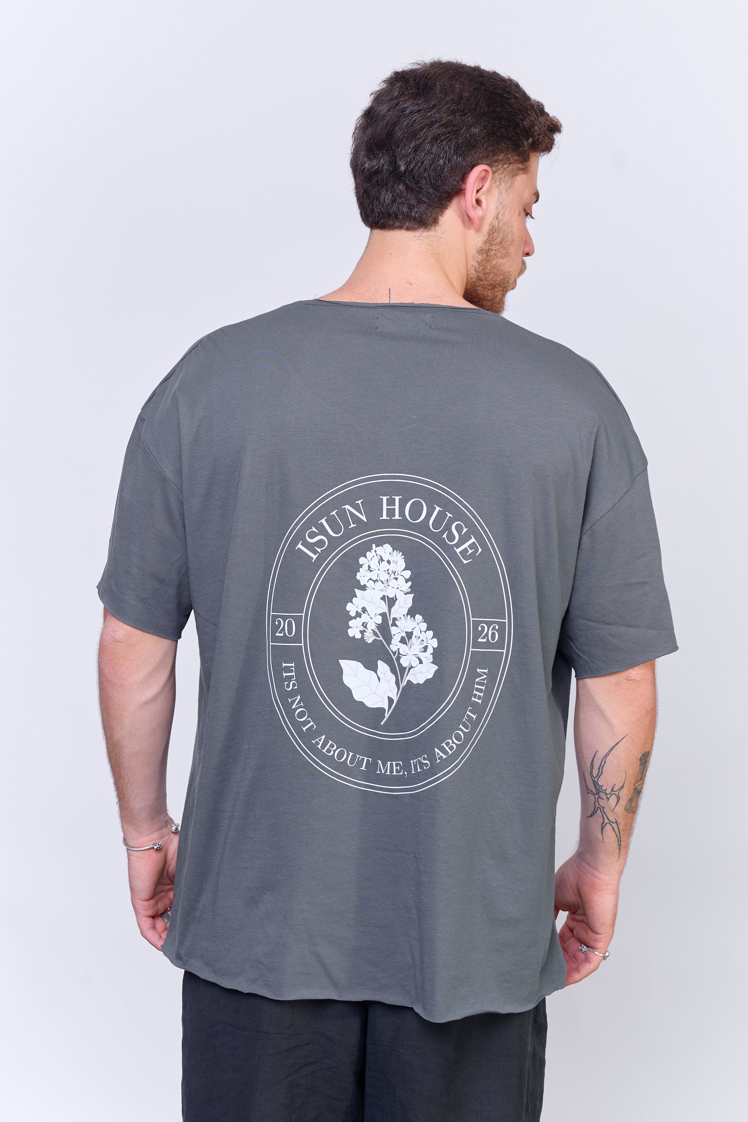 About him חולצה קצרה פתוחה