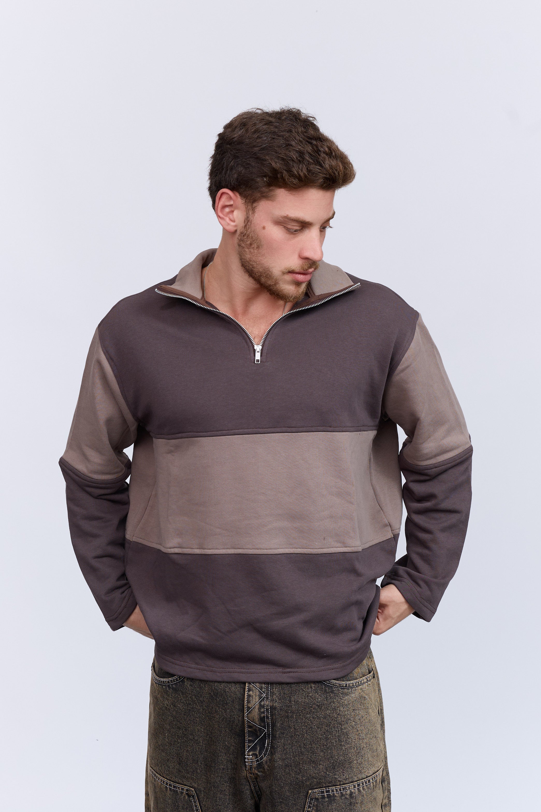 סריג רוכסן חום 2