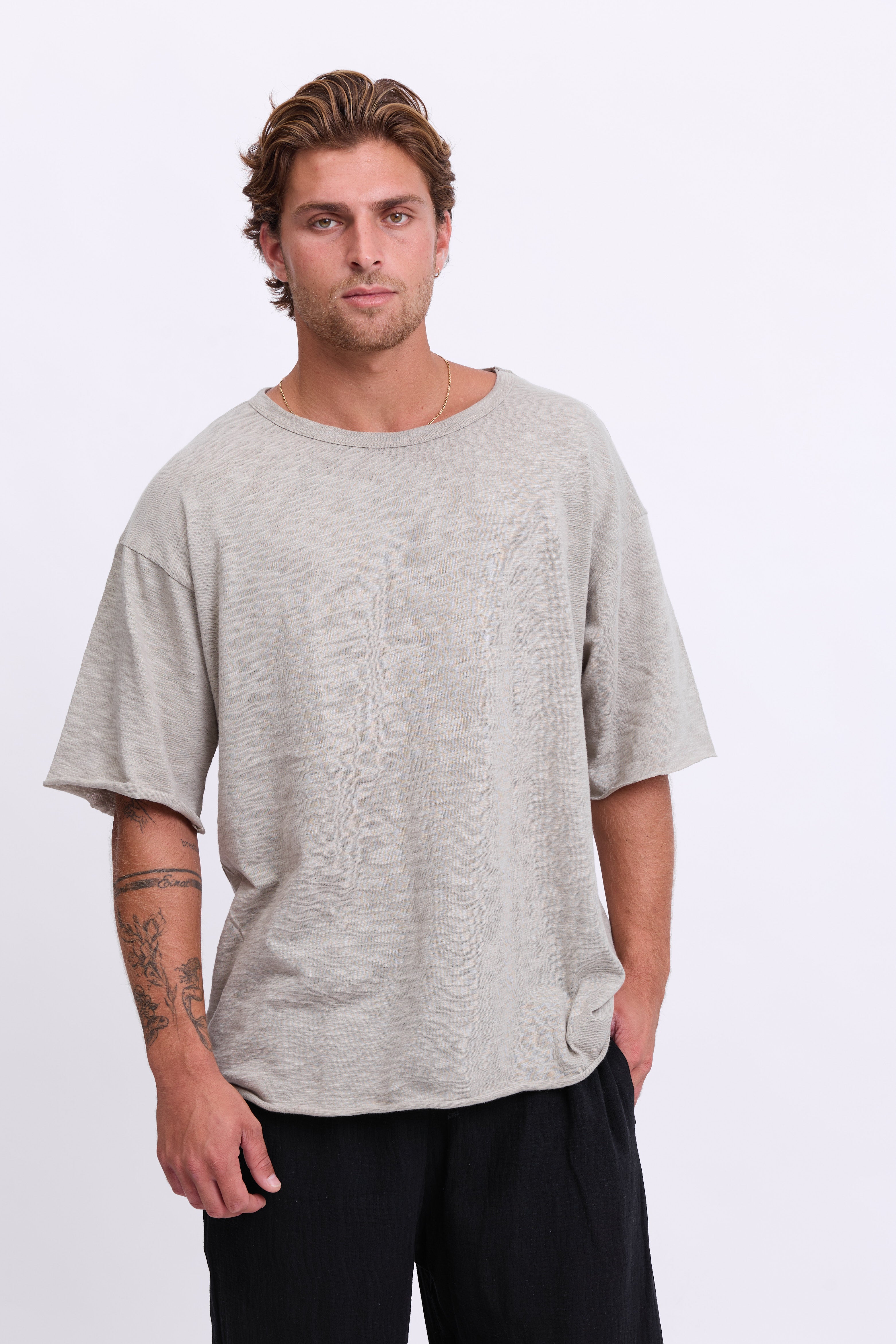 Basic Tee - ירוק זית