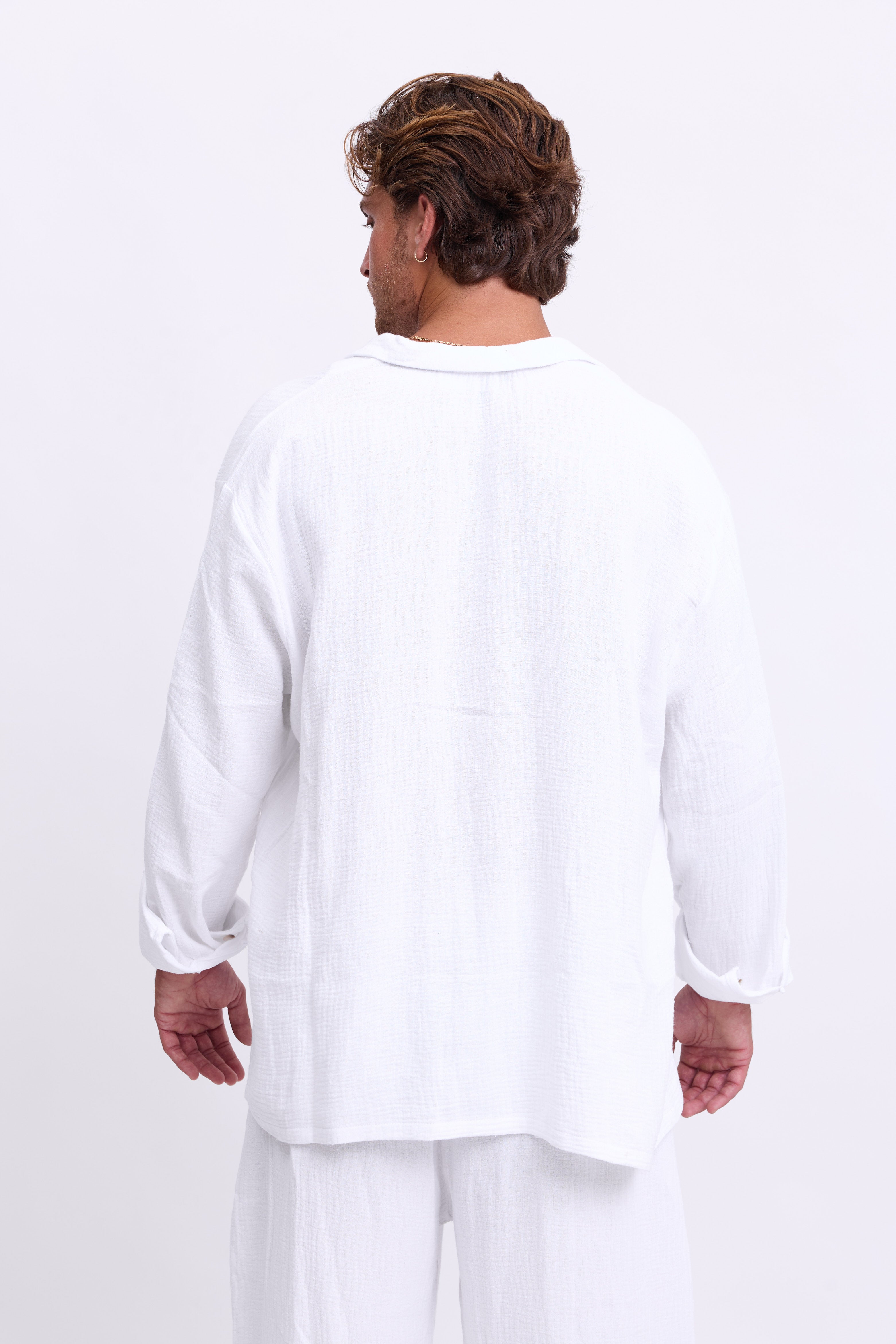 Tetra Overshirt - לבן