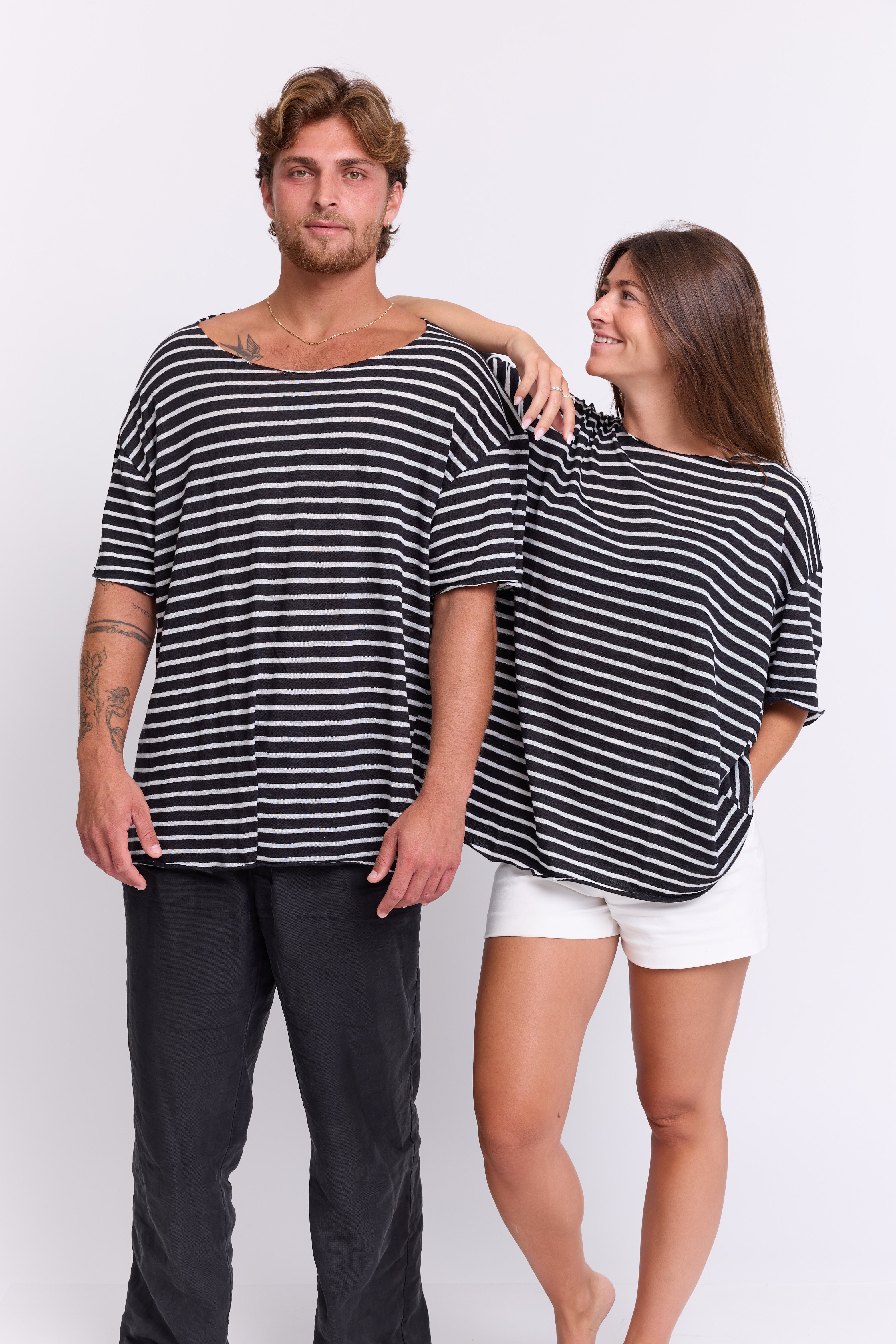 Monaco Tee – Black & White