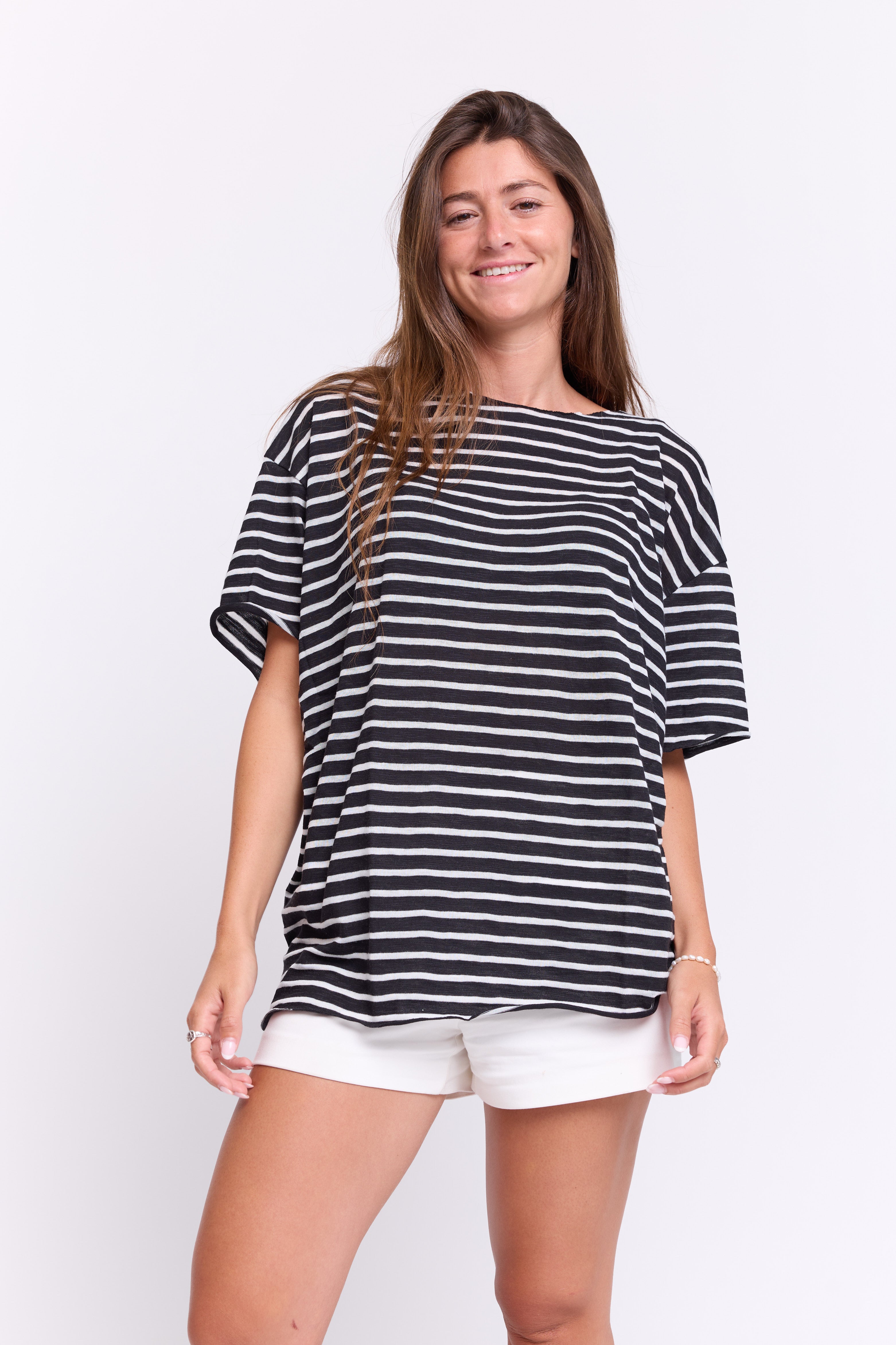 Monaco Tee – Black & White