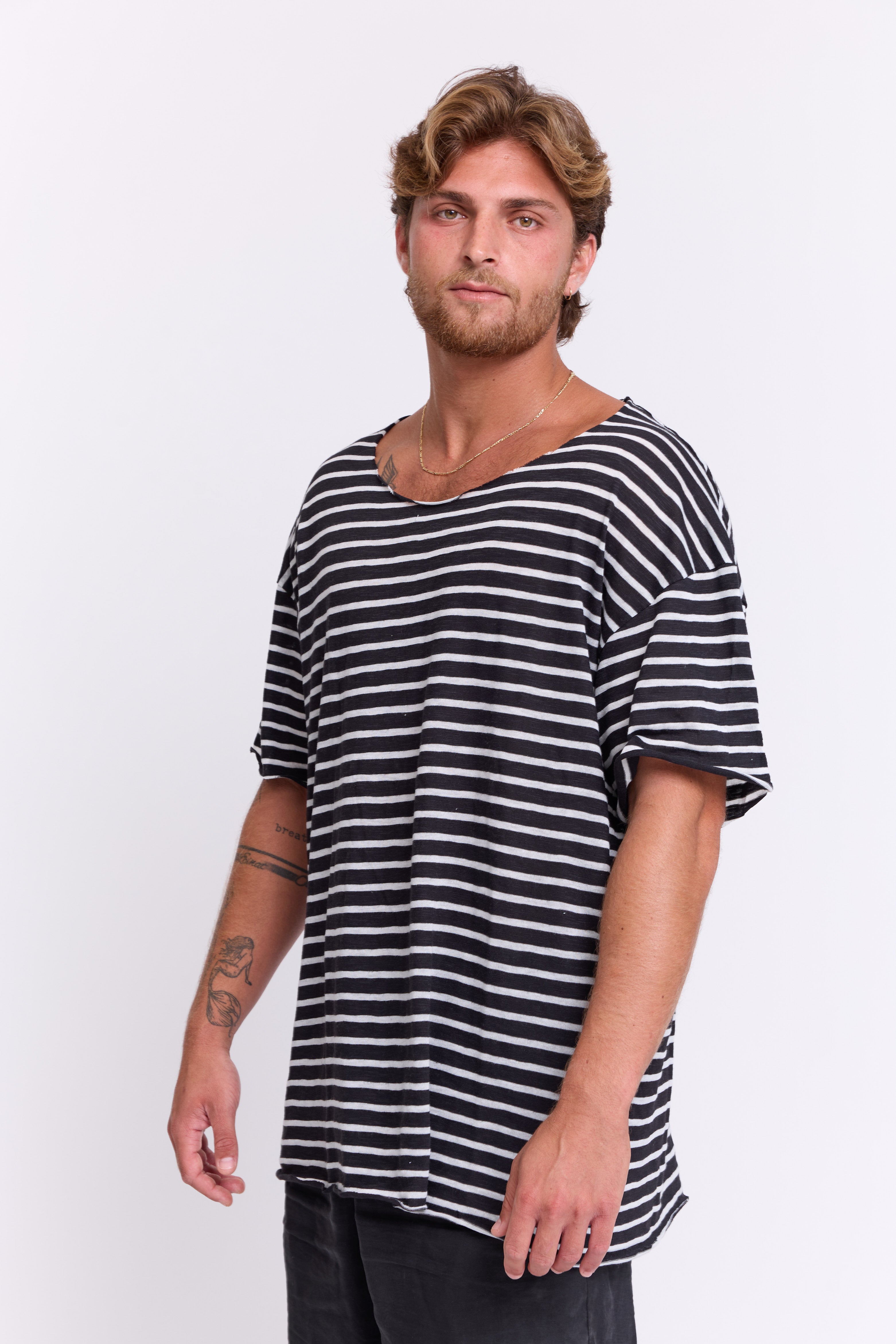 Monaco Tee – Black & White