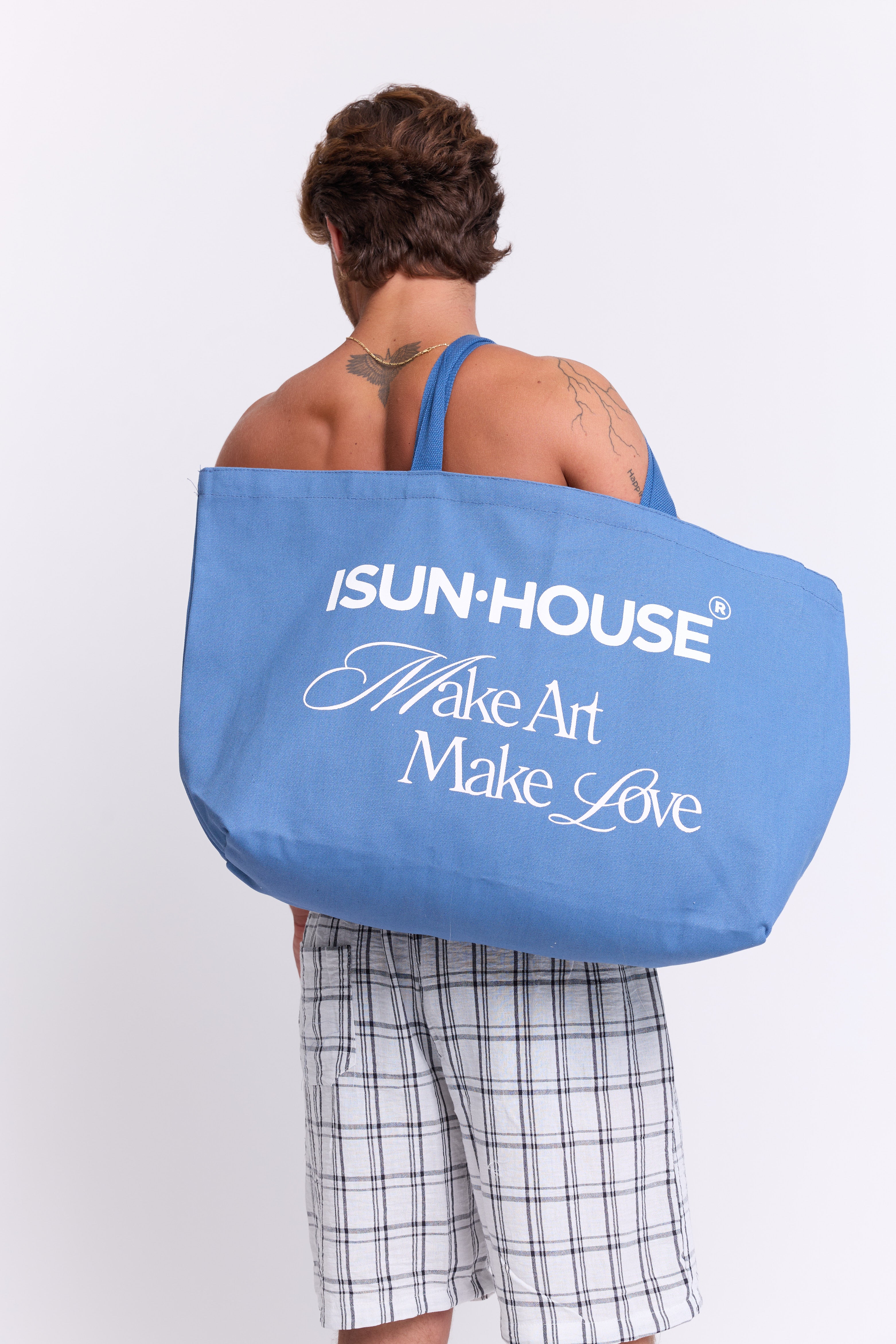 CAPRI TOTE BAG כחול