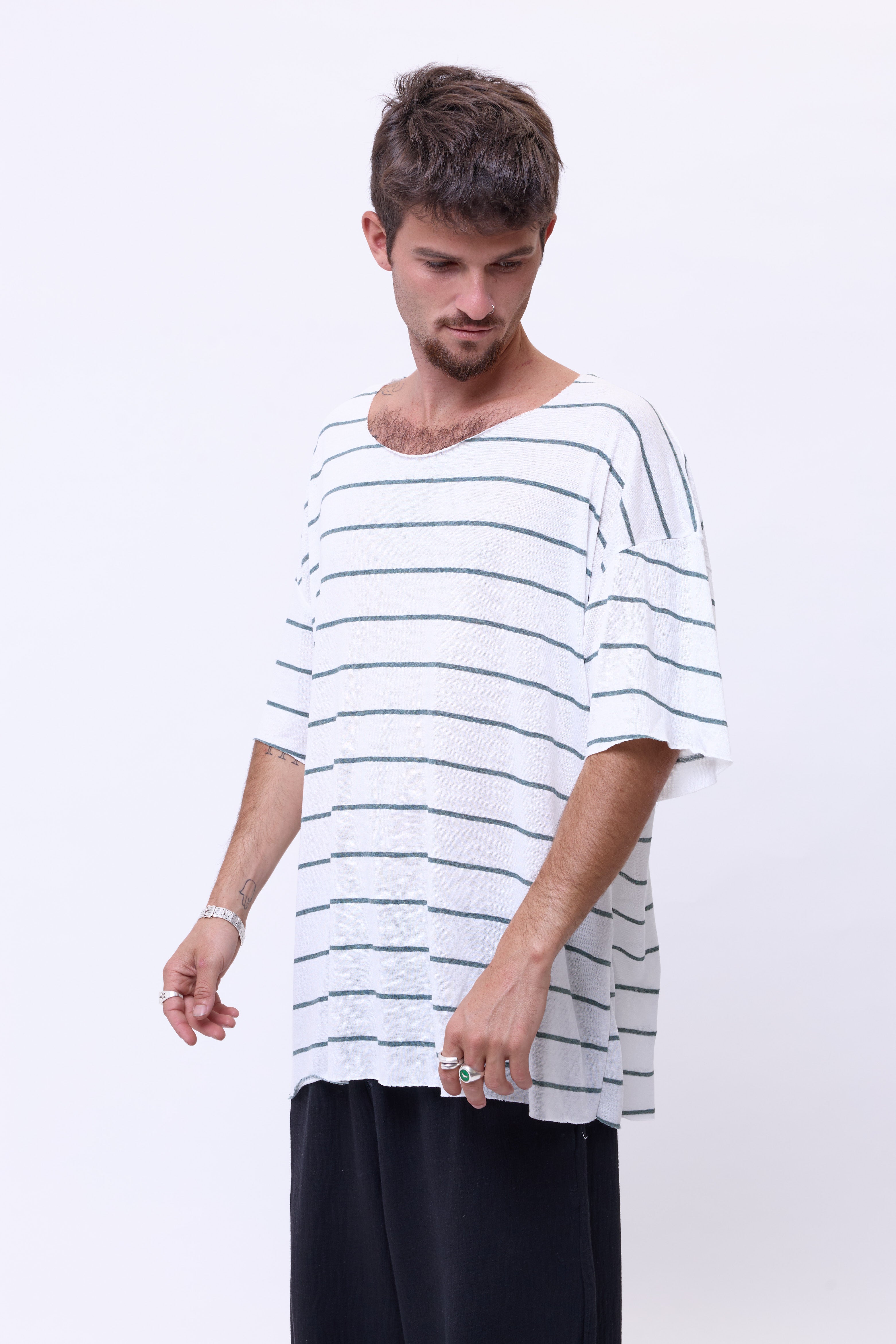 Monaco Tee – Tee White Green