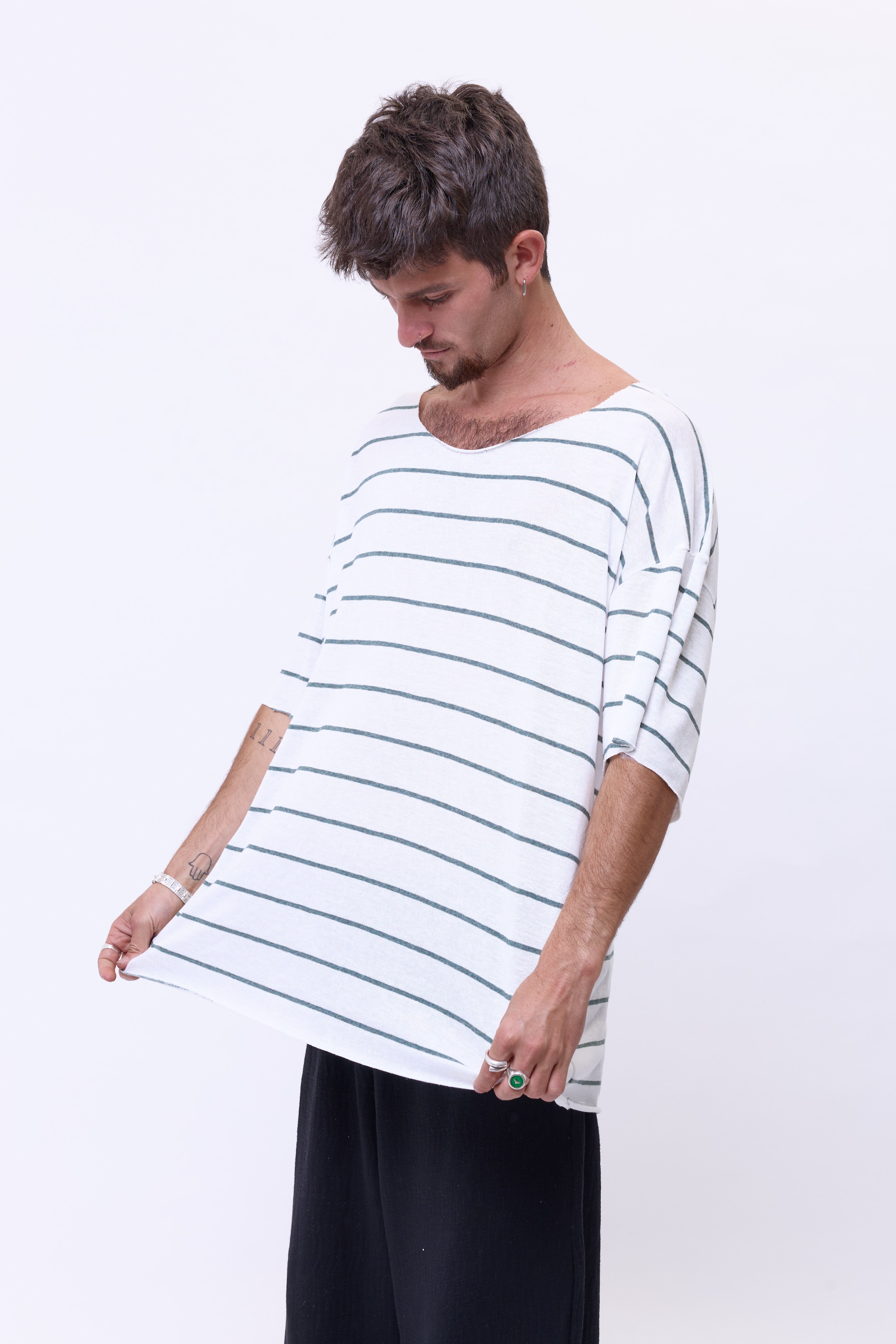 Monaco Tee – Tee White Green