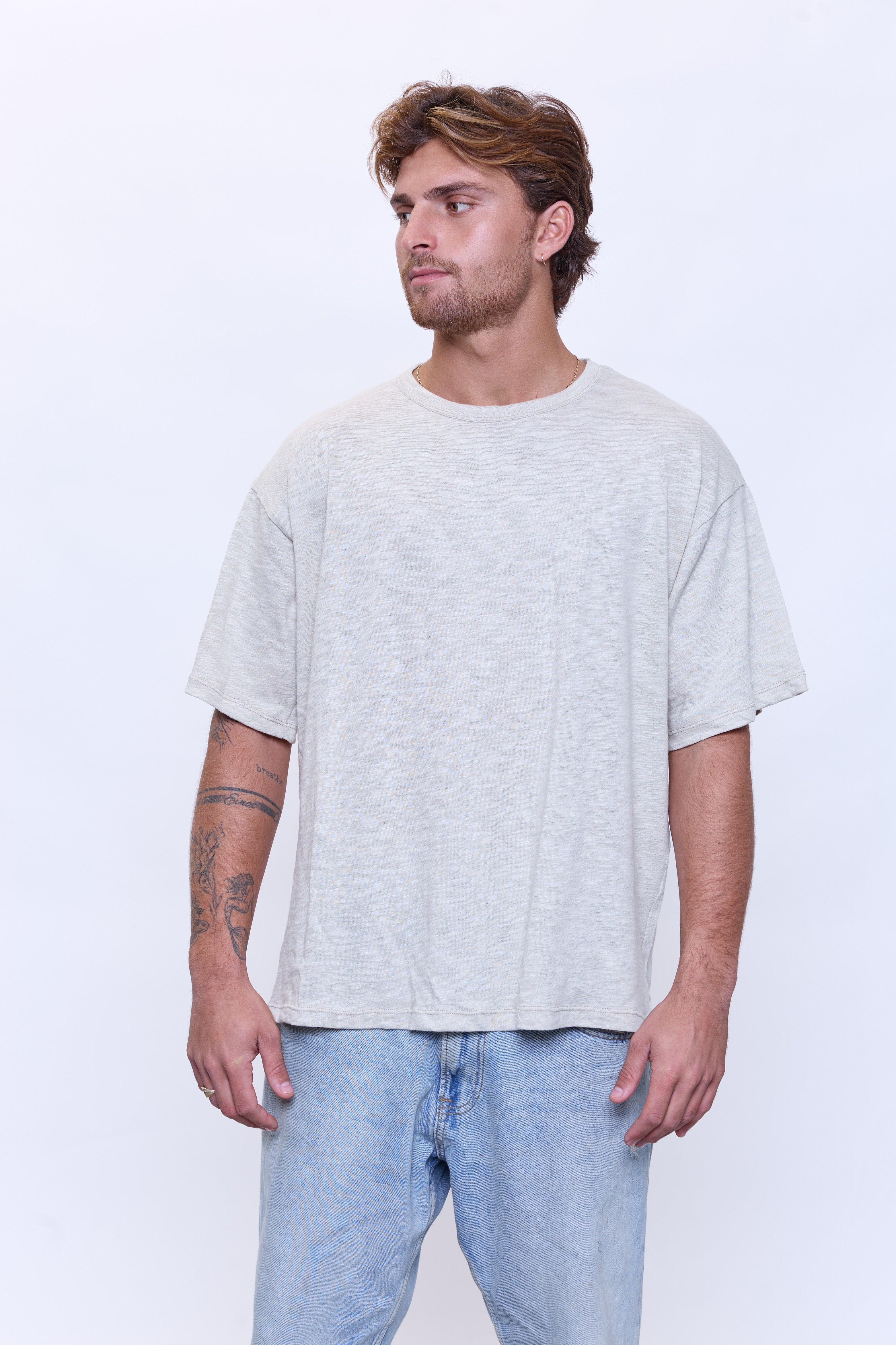 Basic Tee - ירוק זית