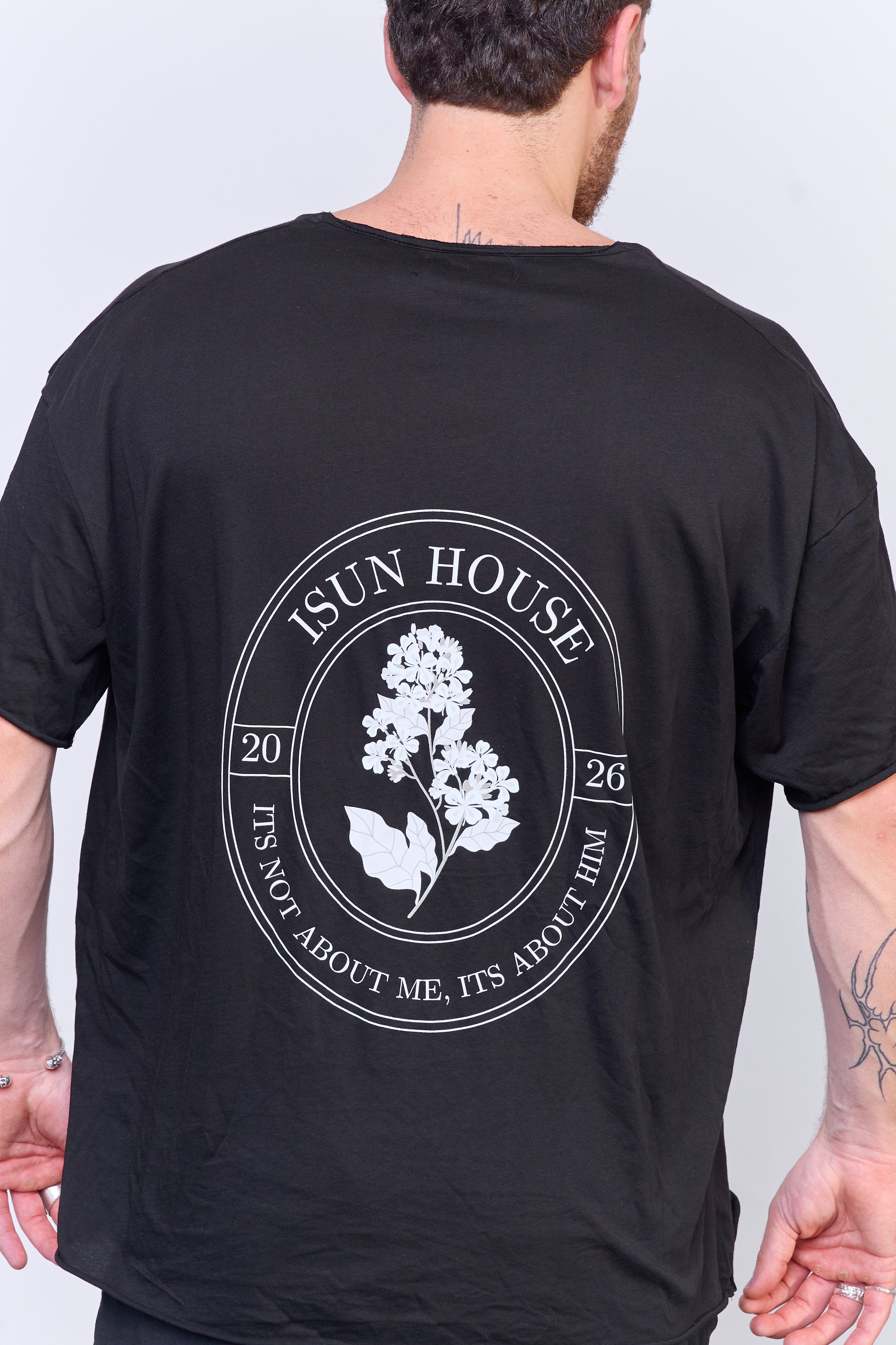 About him חולצה קצרה פתוחה