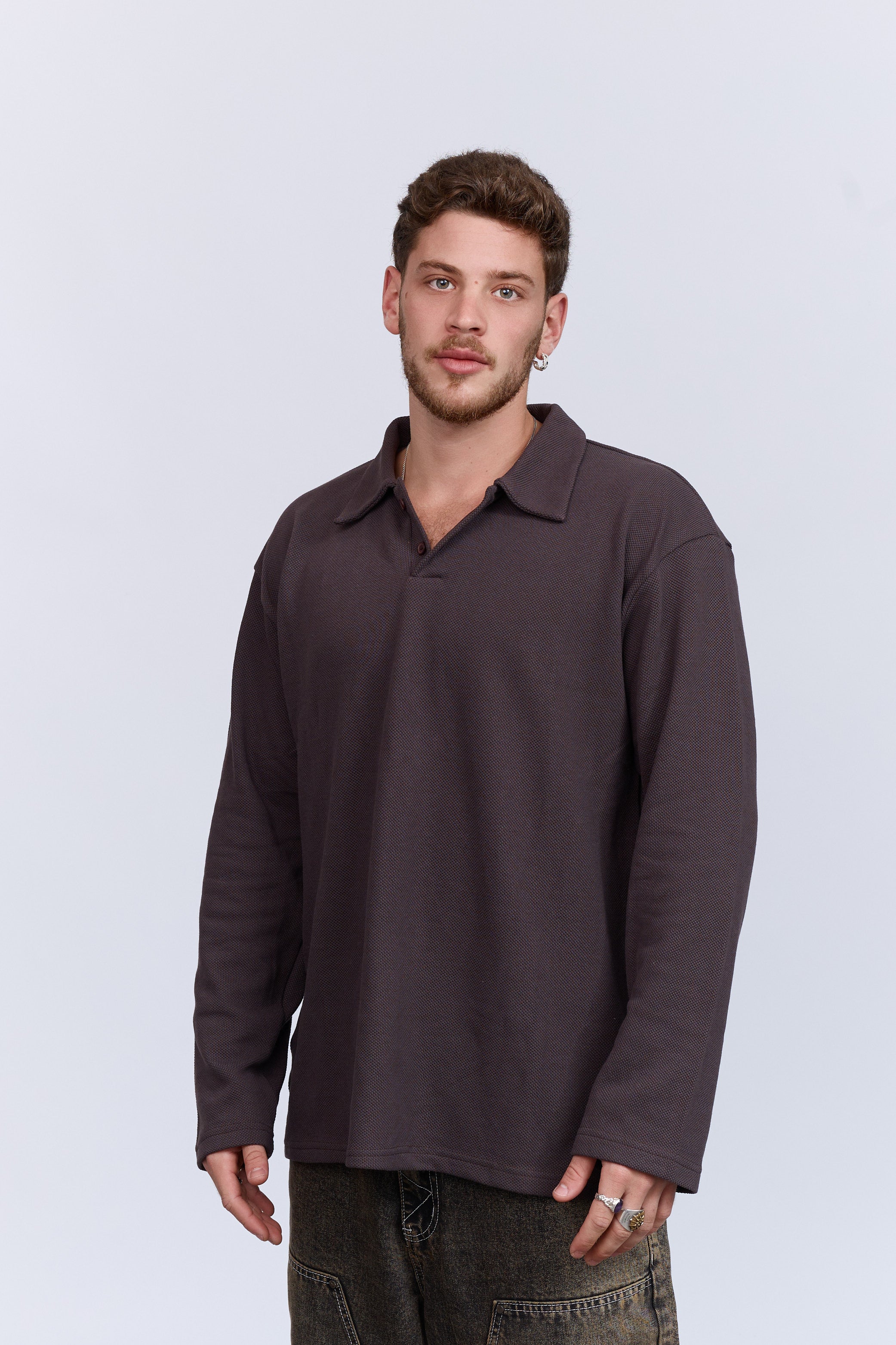 פולו חום לונג