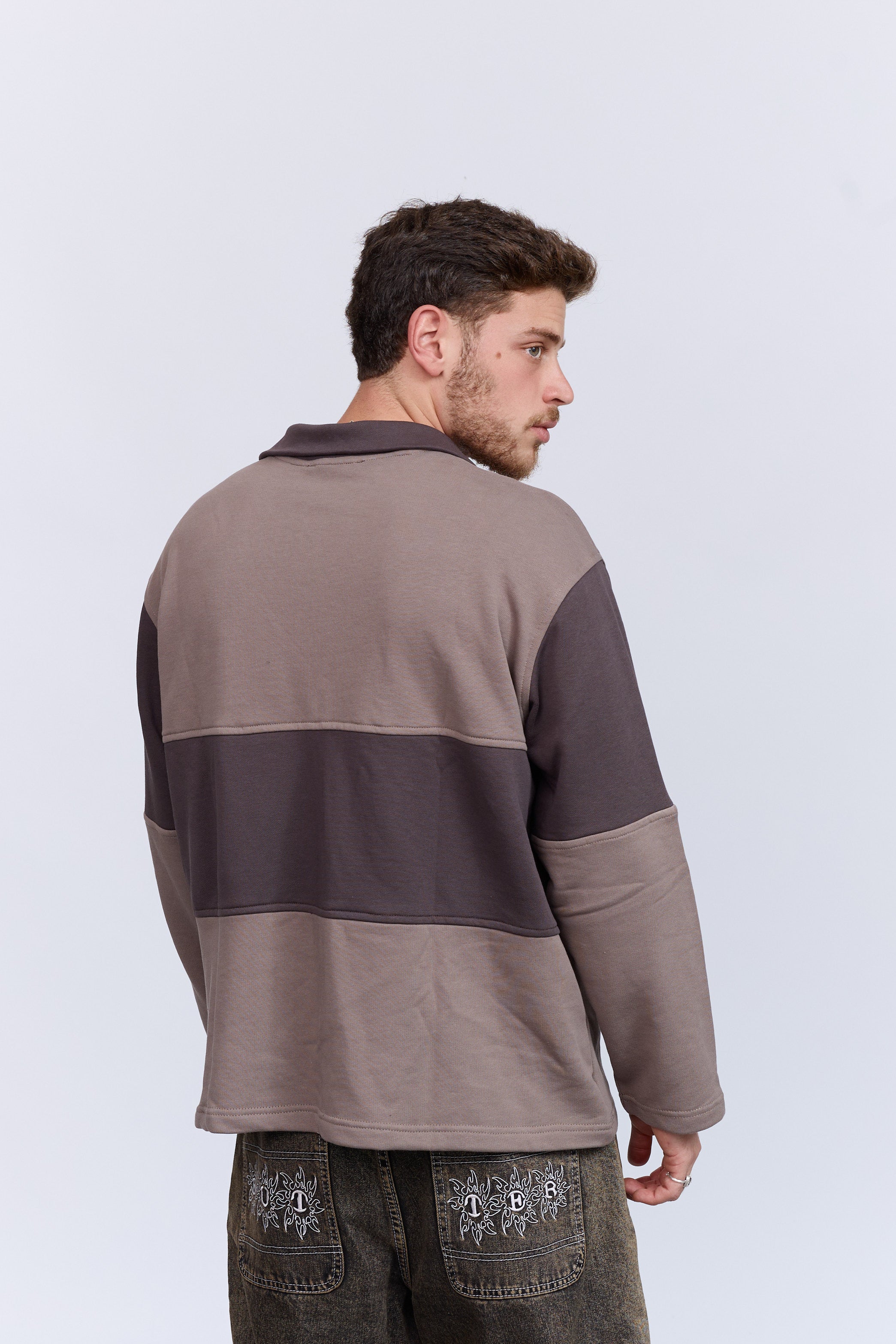 סריג רוכסן חום 1