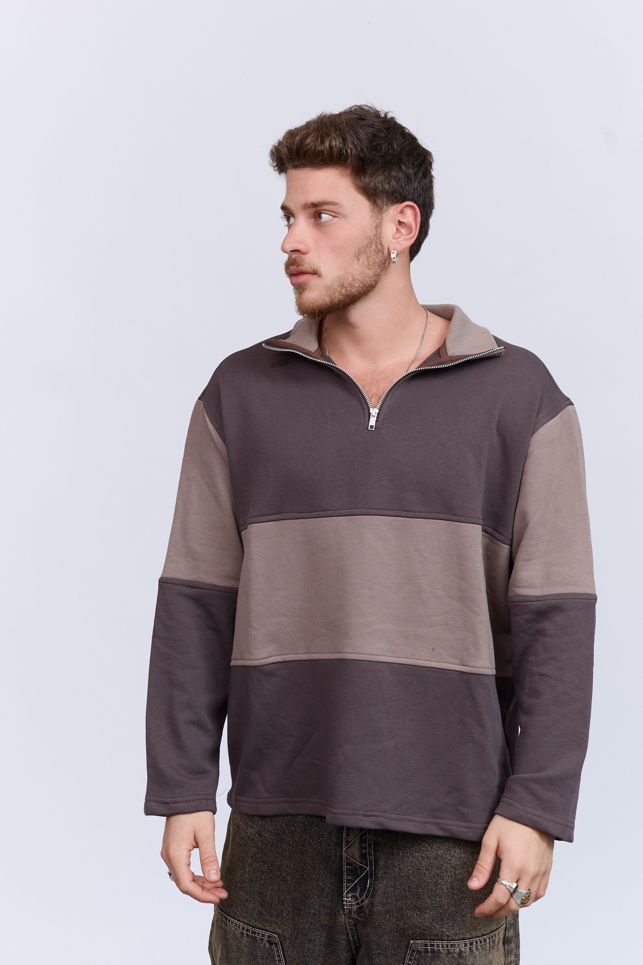 סריג רוכסן חום 2