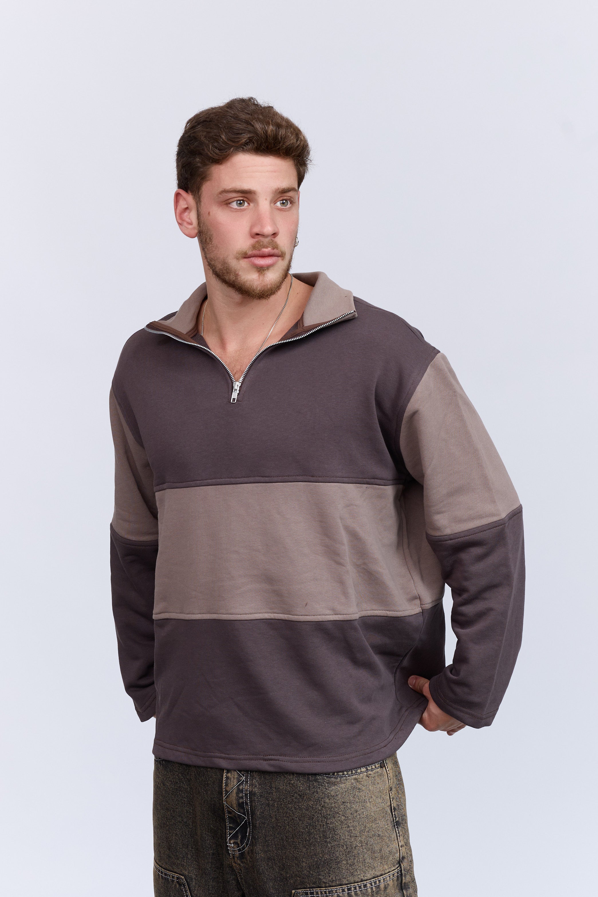 סריג רוכסן חום 2