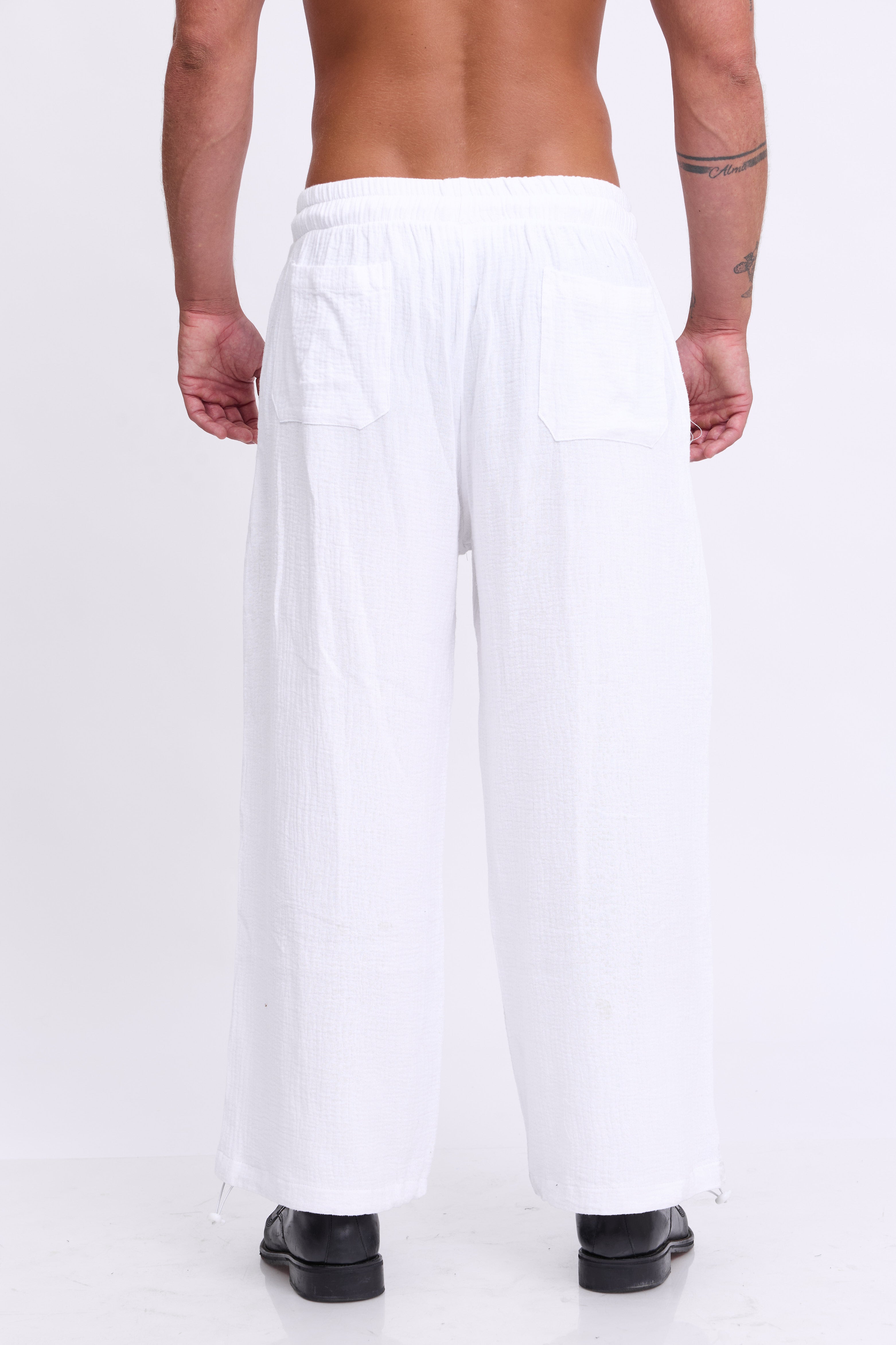 Tetra Pants - לבן
